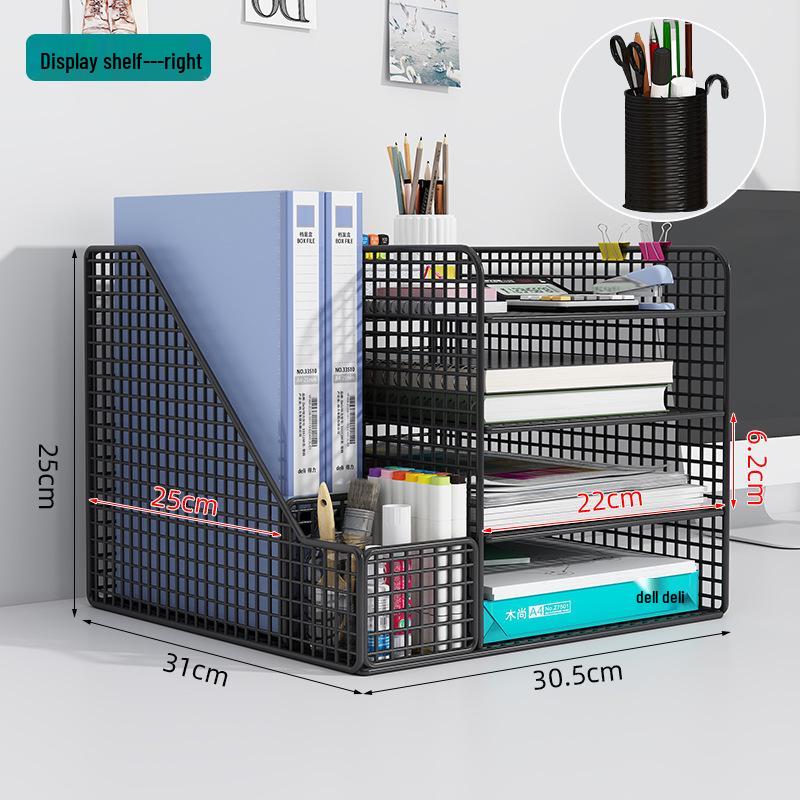 Multilayer Desktop File Organizer and Storage Set