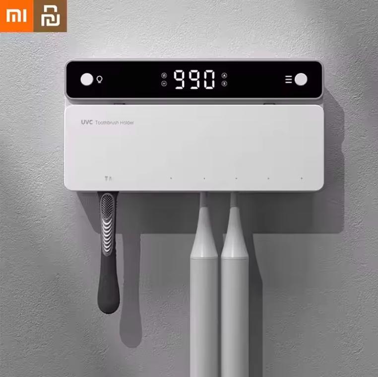 Xiaomi UV-Zahnbürstenhalter Wiederaufladbar Schnelltrocknend Zahnbürste Intelligente Aufbewahrung Sterilisator Mit LED-Anzeige Badezimmerzubehör