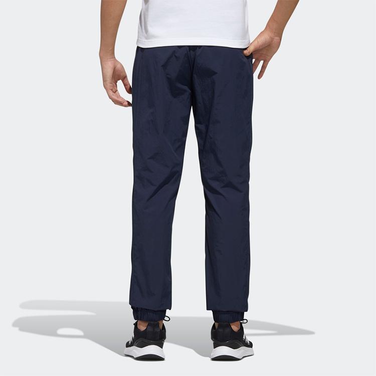 adidas Neo Slim-fit Tapered Jogger Pants Men Bottoms Blue FN6535