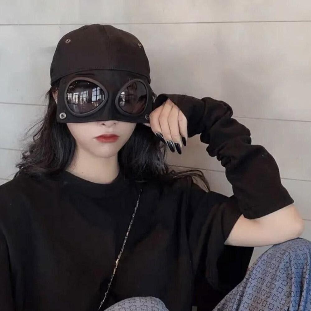 Quick Dry Sunscreen Hats With Sunglasses Design Golf Dad Hat Hip Hop Snapback Caps Men Women