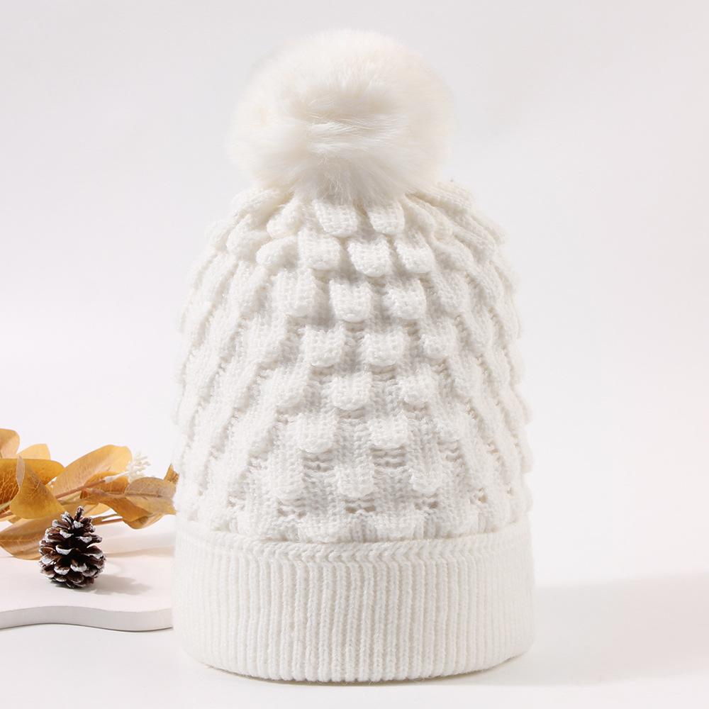 Big Head Size Warm Knit Hat Autumn Winter Fashion Casual Ear Protection Hat