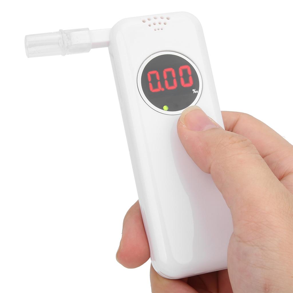 Digital Breath Tester LCD Display Drunk Driving Analyzer Test Tool WCelsiusBlow Tube