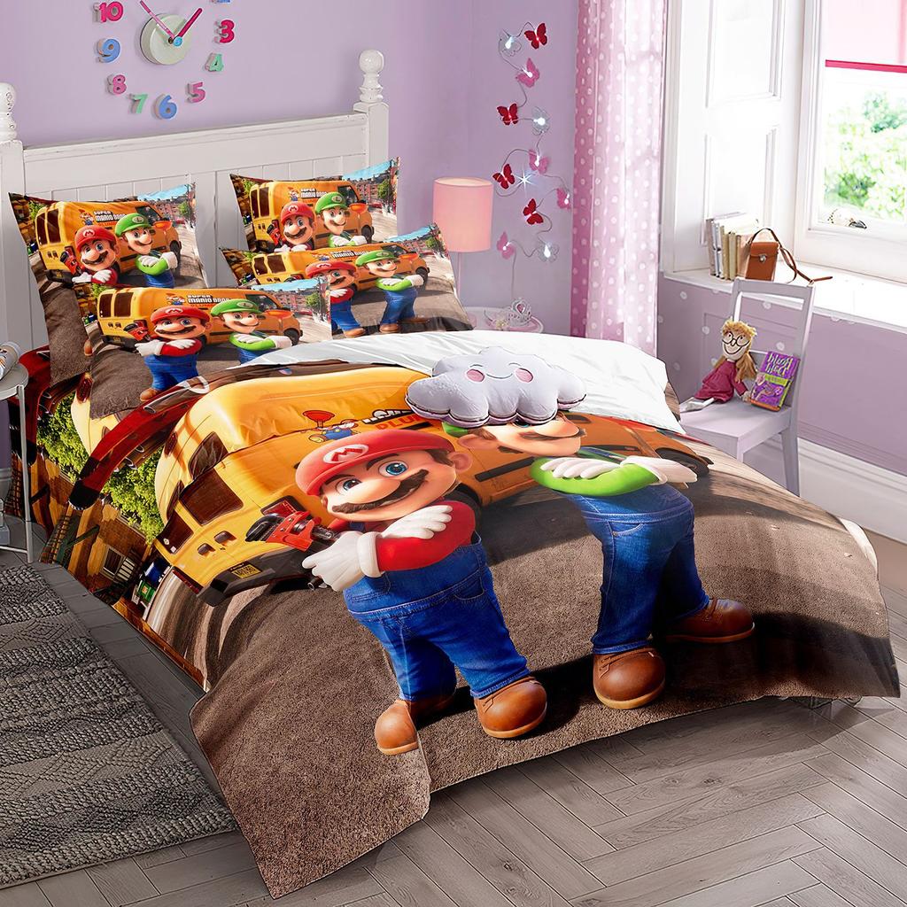 Game 3D Cartoon Printing Duvet Cover Comforter Bedding Set For Youth Girls Boys Gifts, Anime Bedding Set With Pillowcase 75*50Cm