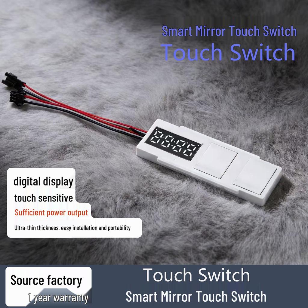 Anti-Fog Smart LED Touchscreen Bathroom Mirror with Light
