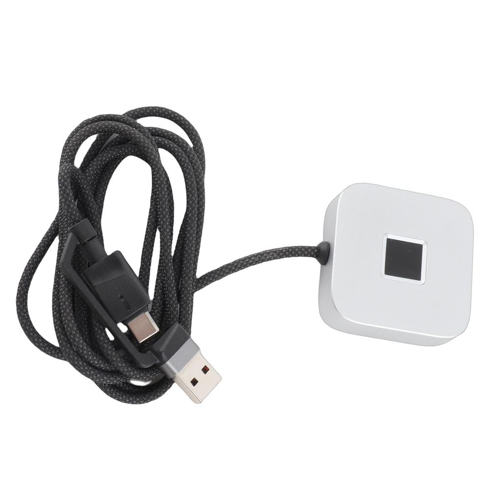 USB Fingerprint Reader for PC 360 Degree Touch Fast Recognition Biometric Fingerprint Scanner Dongle Support for   10 11 Hello