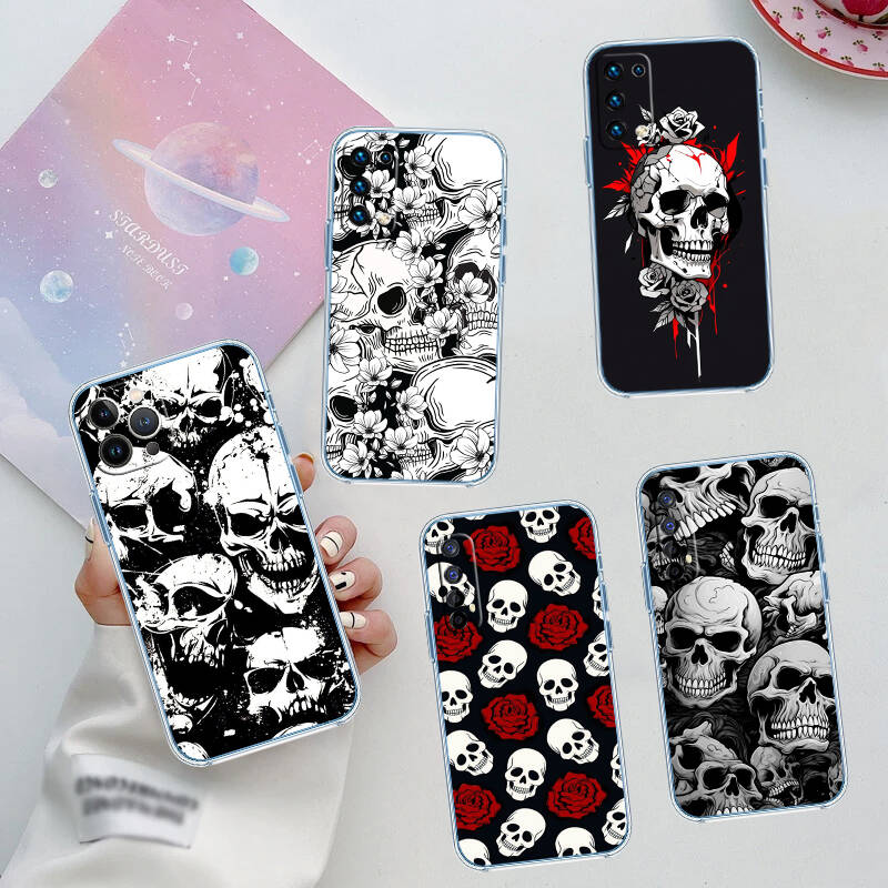 Skeleton Skull Phone Case for Motorola G14 G15 G24 G30 G31 G32 G34 G41 G42 G51 G52 G50 G60S G60 G62 G72 G71 G73 G84 G85 G200 E32