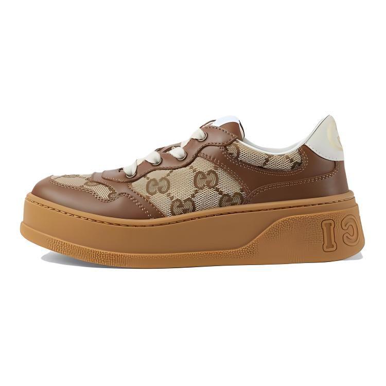 Gucci Kids GG-canvas Leather Sneakers 755894 UPG20 2866