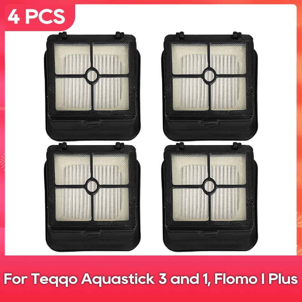 Fit For ( Teqqo Aquastick 3 and 1, Flomo I Plus ) Hepa Filter Parts Accessories Vacuum Cleaner Kits