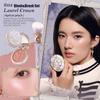 Make-up Flowerknows Kolekce mušlí a perel Hedvábně saténová tvářenka Lehký vysoce pigmentovaný pudrový růž na tvář Dlouhotrvající tvářenky