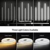 Bluetooth APP a RF Dálkově Stmívatelné COB LED Neonové Páskové Světlo Pro Akustický Dřevěný Laťkový Panel TV Pozadí Nástěnný Panel a Dekorace Skříně