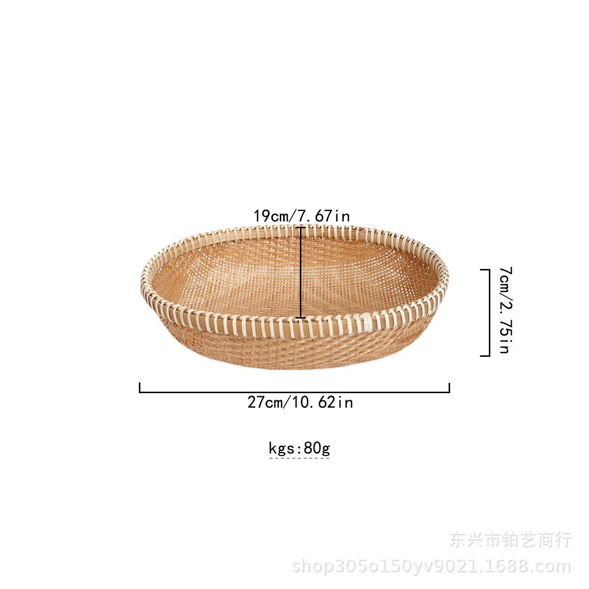 Bamboo trays, tableware, drain baskets, vegetable drying artifacts, handmade products, storage baskets, farmhouse dustpans