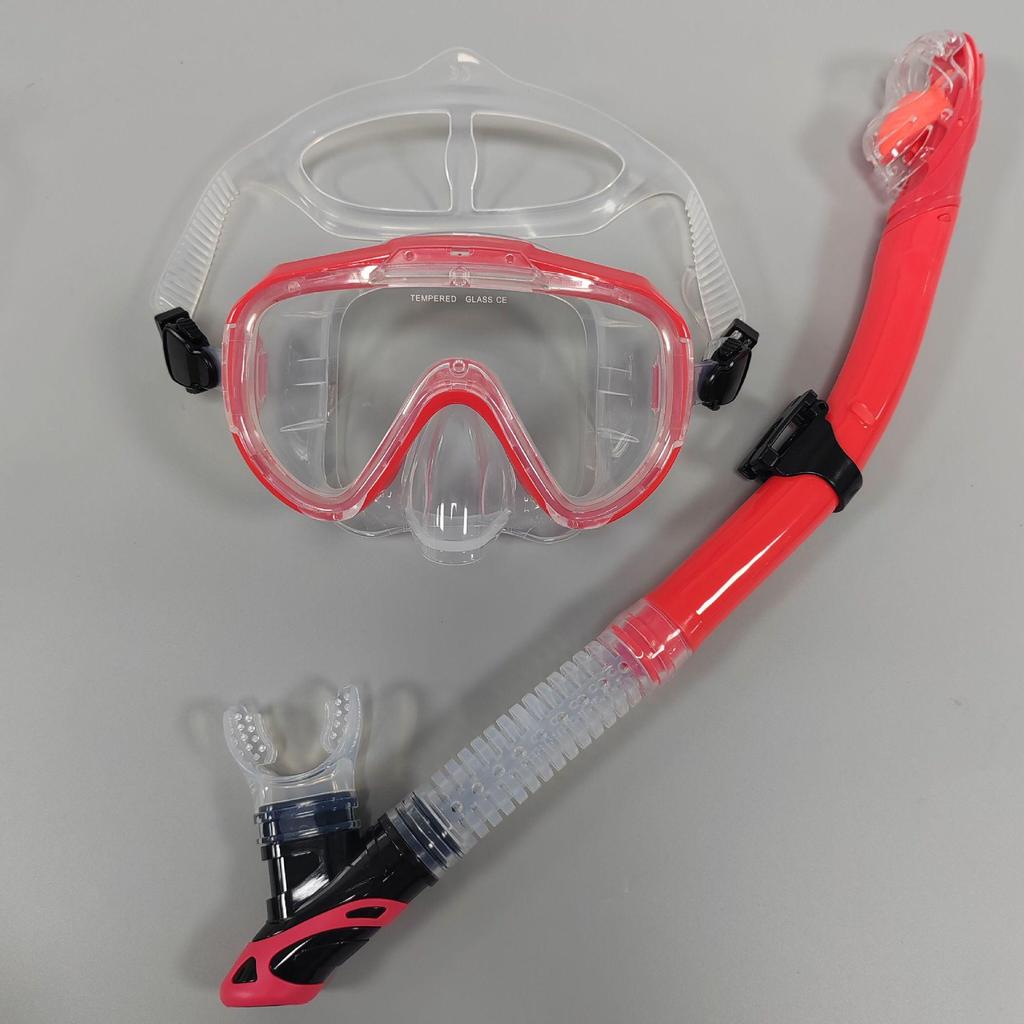 Unisex Adult Large Frame Silicone Diving Mask & Snorkel Set