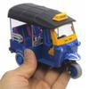 Tirare indietro il triciclo tailandese, giocattolo modello di auto Tuk Tuk TAXI in lega ad alta simulazione per regali per bambini