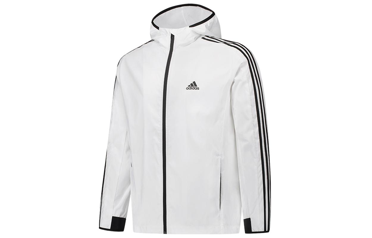 Adidas Windbreaker Jacket Fall Men s White GQ0623 XL