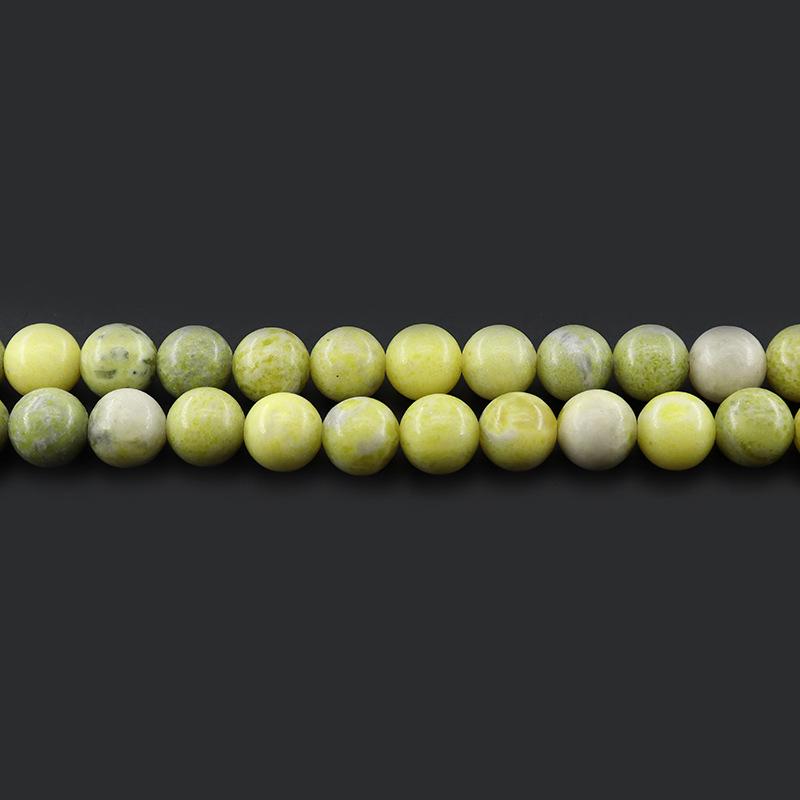 Yellow Pine Natural Stone Loose Beads for DIY Jewelry