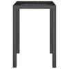 VidaXL Gartentisch Anthrazit 50x50x72 cm Stahl