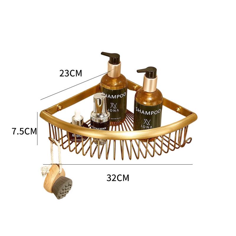 Antique European Style Twisted Copper Towel Rack with Hooks