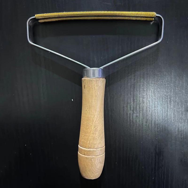 

Ручная бритва с деревянной ручкой — удаление катышков и липких волос с помощью лезвия с медным покрытием Bulk