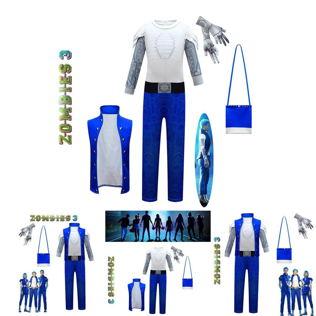 Zombie 3 Alien Cosplay Costume For Kids Halloween Outfits And Theme Parties