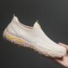Men's Flyknit Slip-On Sports Shoes - Breathable, Flat, Casual Spring/Summer Sneakers.
