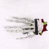 Totenkopf-Skelett-Hand, Retro-Rose-Haarspange, Cos-Haarschmuck, Knochen-Haarnadel, Halloween-Party-Geschenke für Frauen, Haarschmuck