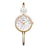 GEDI Women's Pearl Bracelet Watch Elegant Wristwatches Gifts Quartz Ladies Watches Luxury Niche Fashion Casual