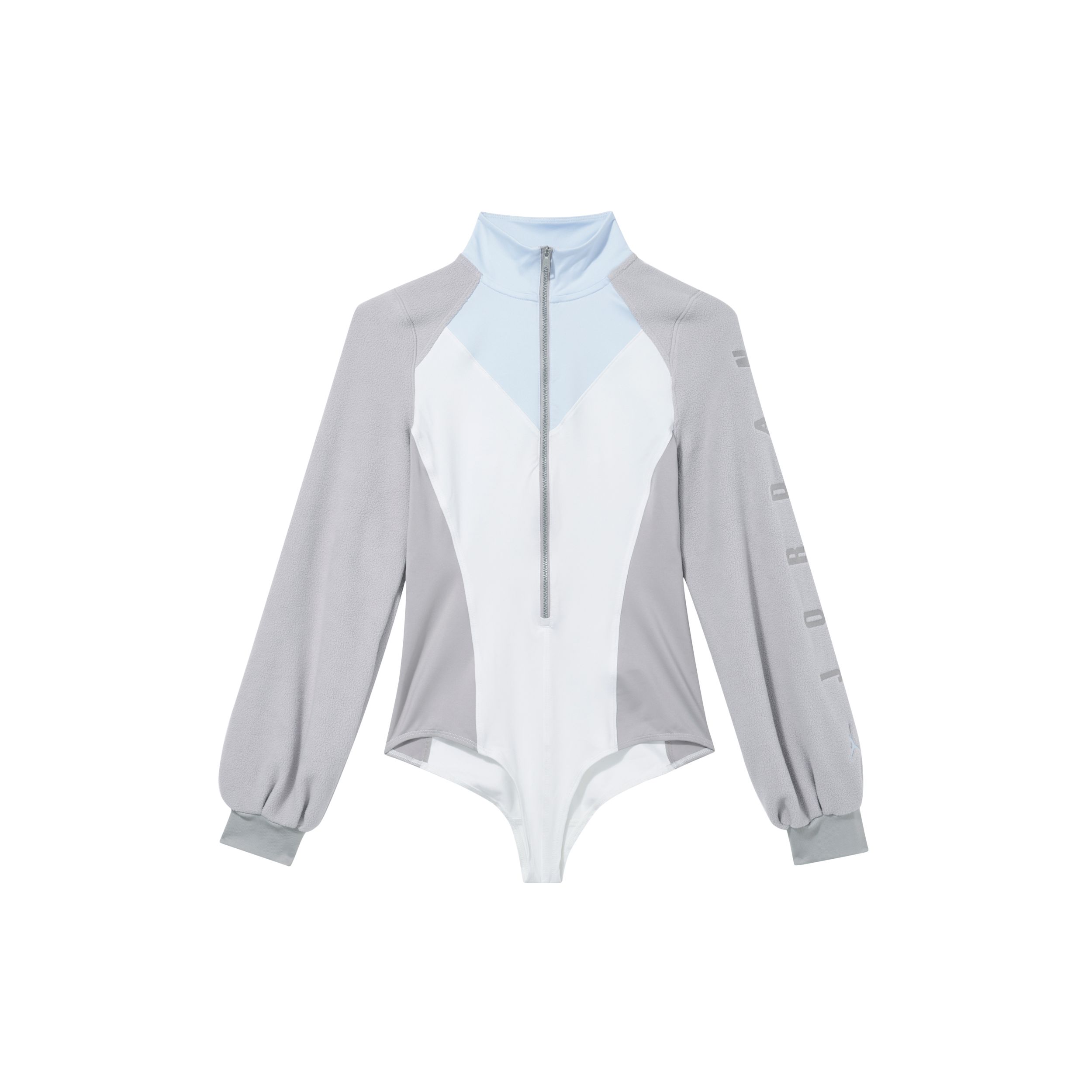 

Толстовка с длинными рукавами и воротником-стойкой Jordan с цветными блоками, женские топы, разноцветные DJ2734-121 S