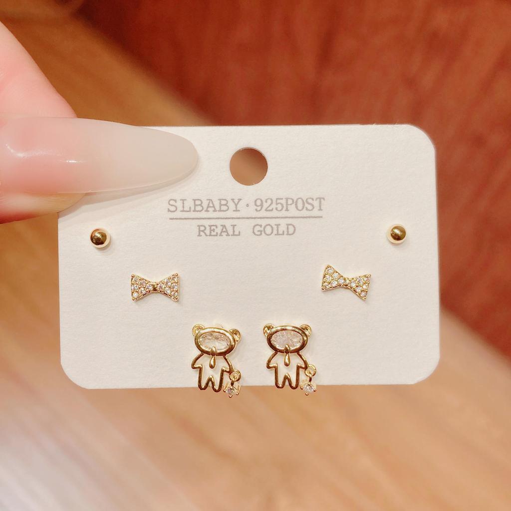 Allergic Returns New Year Earrings: Women's Elegant Gold-Plated, Eco-Friendly High-End Earrings.