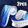 Latex Sport Insoles Soft High Elasticity Shoe Pads Breathable Deodorant Shock Absorption Cushion Arch Support Insole Men Women