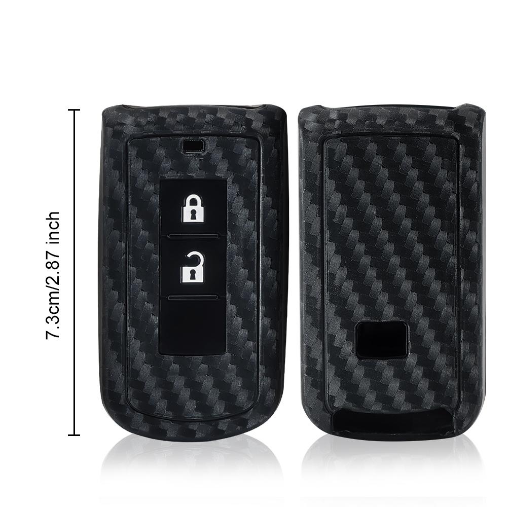 2/3Buttons For Mitsubishi Xpander Outlander Asx Pajero Eclipse Cross Montero Silicone Key Cover Remote Car Key Case Cover Shell