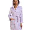 Women's Thickened Flannel Bathrobe - European/American Style, Loose Fit for Autumn/Winter