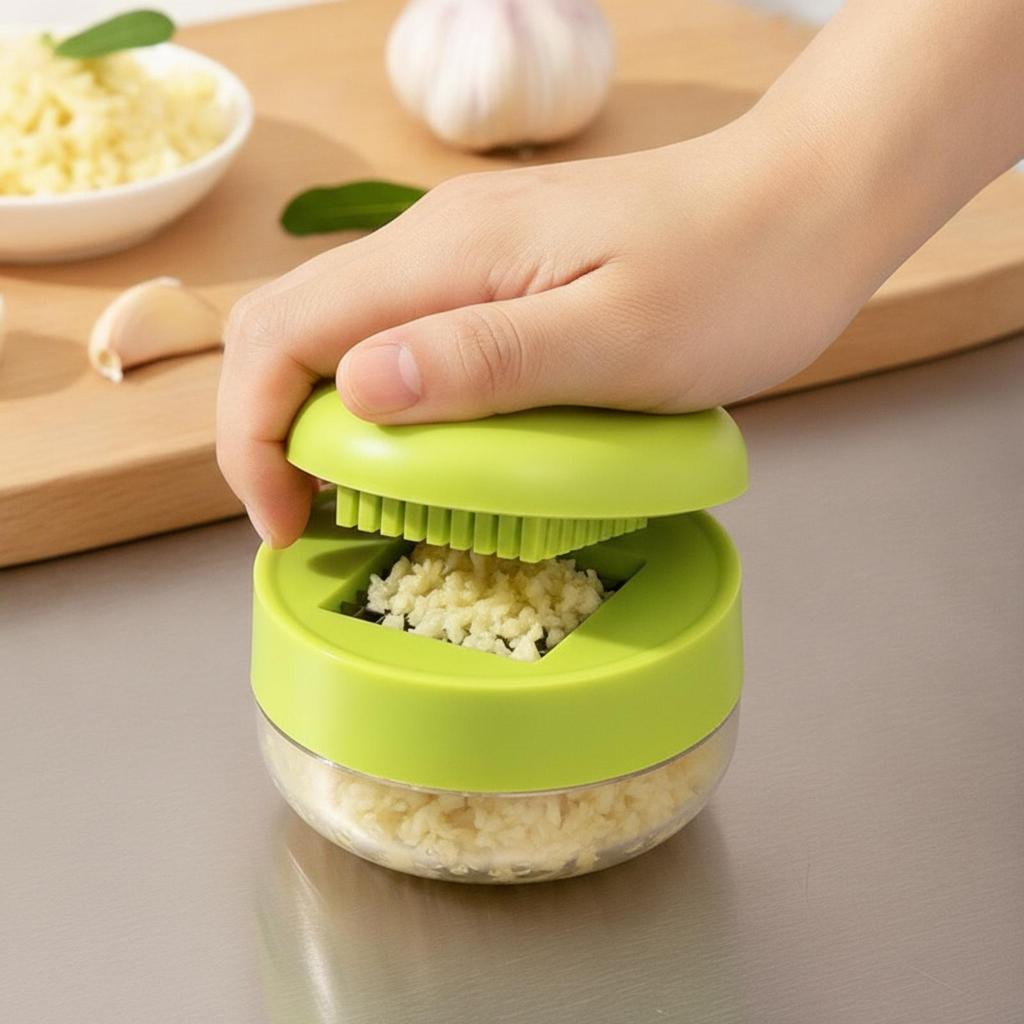 Manual Garlic Press Transparent for Everyday Cooking, Meal Cooking