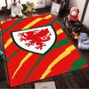 Welsh Red Dragon Emblem Rug Non-slip Rug Suitable for Living Room and Bedroom Sofas