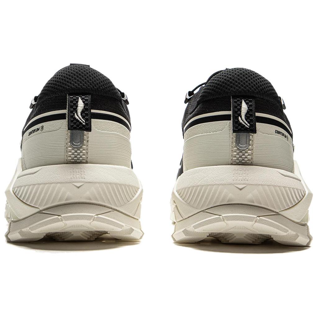 Li Ning CF Wandern Pro Mode Bequem Langlebig Wasserdicht Atmungsaktiv Niedrig Geschnittene Wanderschuhe Unisex Wanderschuhe Schwarz Weiß AHTU017-10