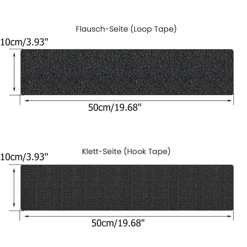 1Set Velcro Adhesives Licenses Plate Holder Frameless Black Weather-proof Number Plate Holder for Vehicles/Car/SUV Accessories