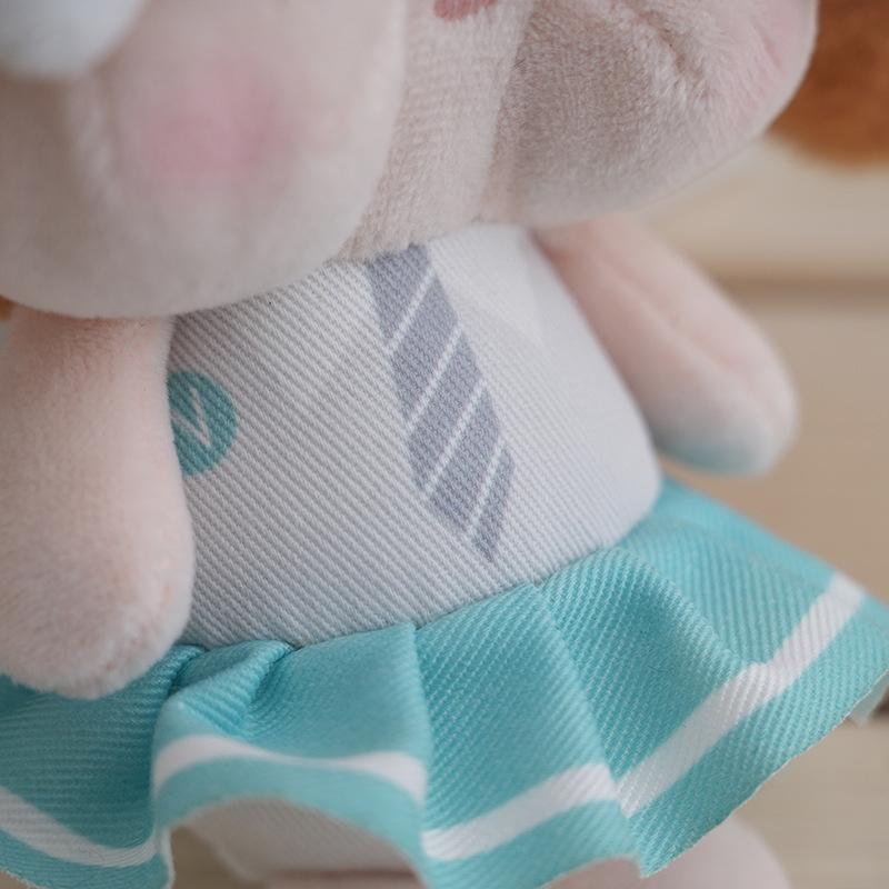 Sunset Song Club Series Plush Pendant Blind Box Toy Gift Sky Blue Skirt