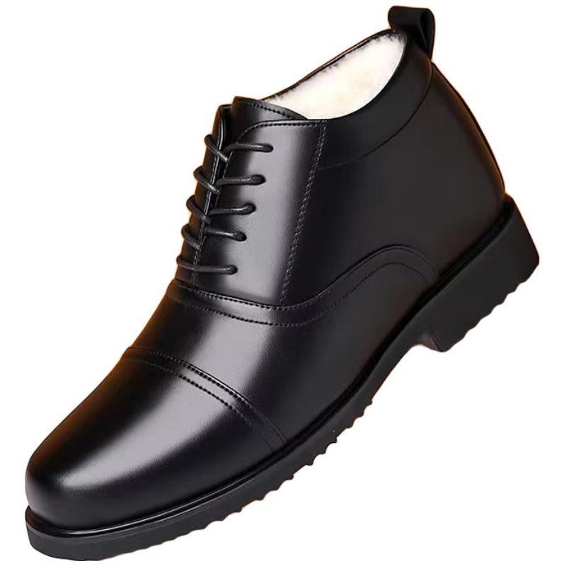 Winter new fashion simple cotton shoes men's high-top versatile warm comfortable piled thickened casual snow boots