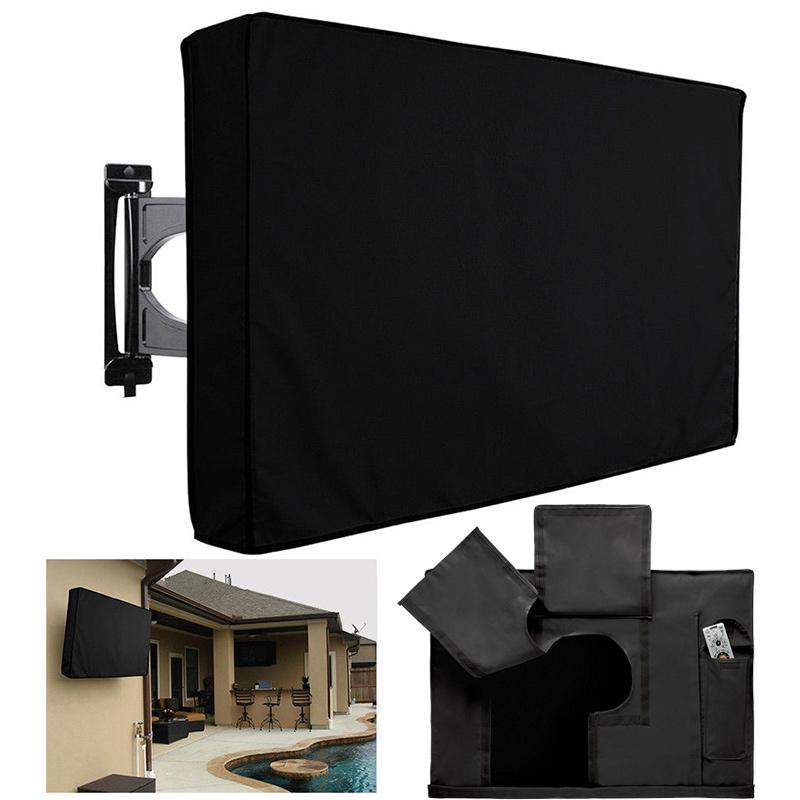 22/"-70/"Outdoor Television Protector Cover Dustproof Waterproof Garden Dust Cover