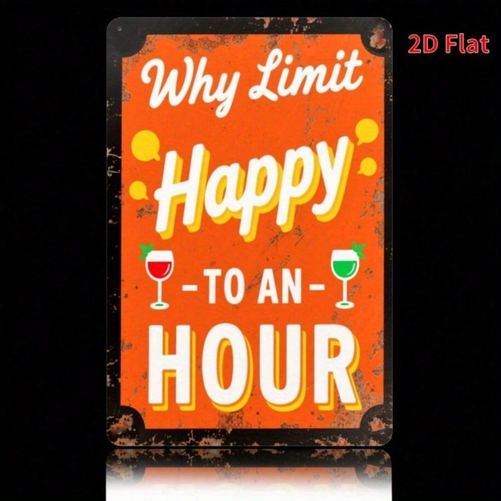 Vintage Funny Metal Sign 7.8x11.8 Inch Humorous Wall Art For Home Bar Cafe Office Decor