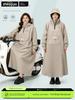 Capa de Chuva Plus Size para Mulheres 150kg Extra Grande Longa Poncho de Chuva de Corpo Inteiro para Chuva Forte e Patinetes Elétricos