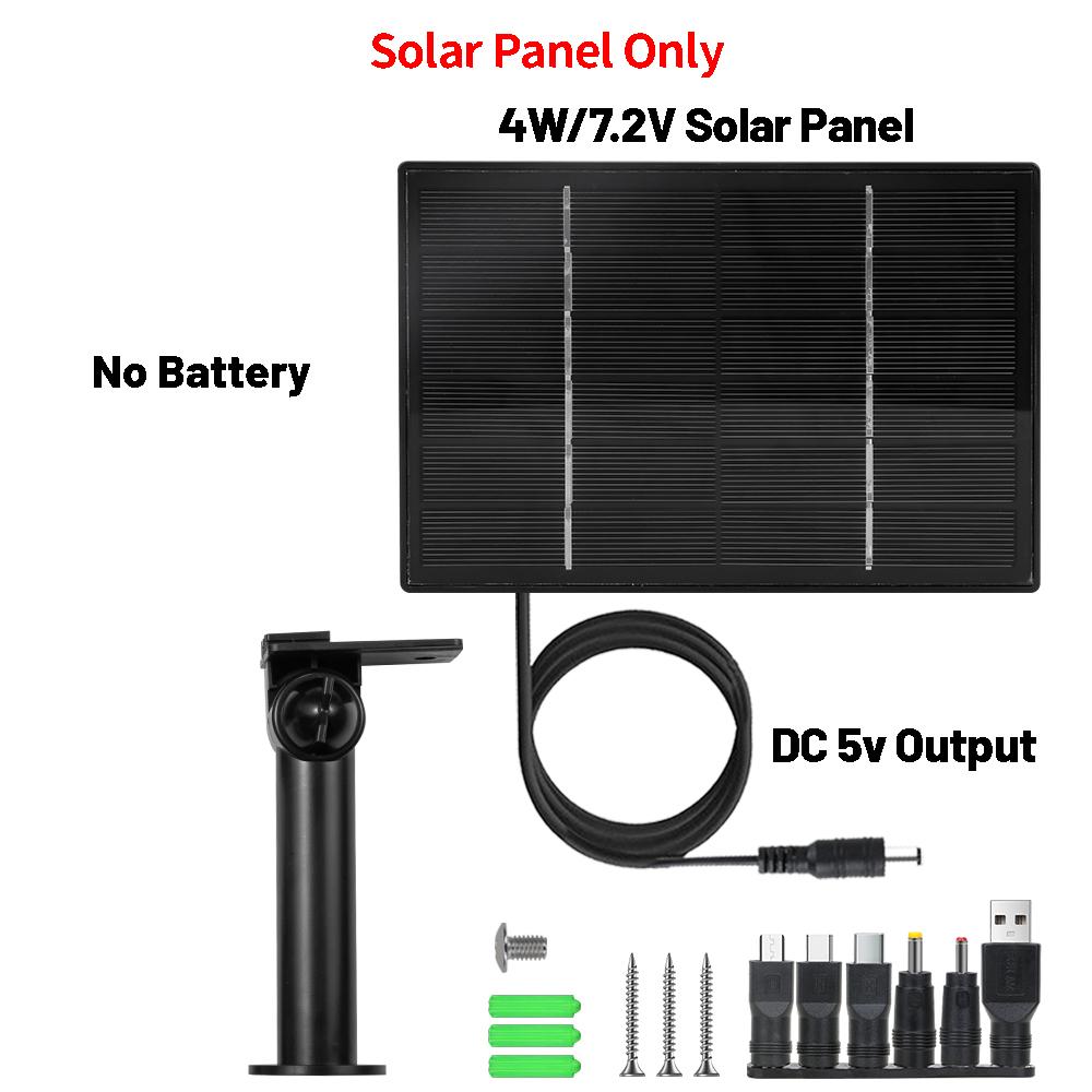 D4 saulės kolektorių rinkinys mini 5 V išvesties saulės energijos banko CCTV kamera USB tipo C 3 viename prievadų valdiklis, įmontuotas baterijų įkrovikliai