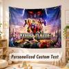 Custom Name Text Tapestry,Transformers Boho Wall Hanging, Decorative Backdrop Tapestry For Room