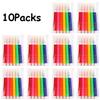 4/7/10Packs 6-Color Watercolor Pens Creative Mini Drawing Marker Pen Graffiti Bag Color Painting Pen Painting Art Stationery Acc