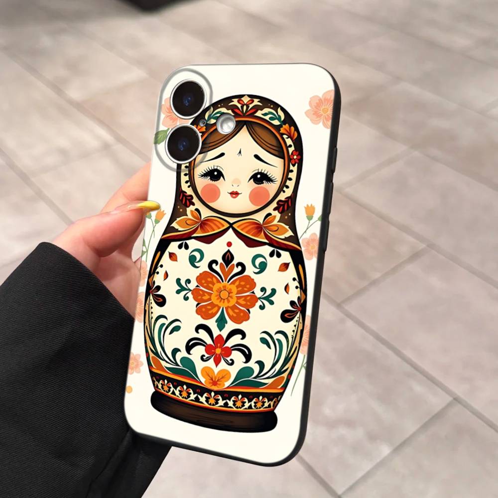 

Classic Matryoshka Doll Phone Case For IPhone 14 Plus 13 Mini 11 16 15 17 Pro Max Protection Shockproof iPhone 13 pro