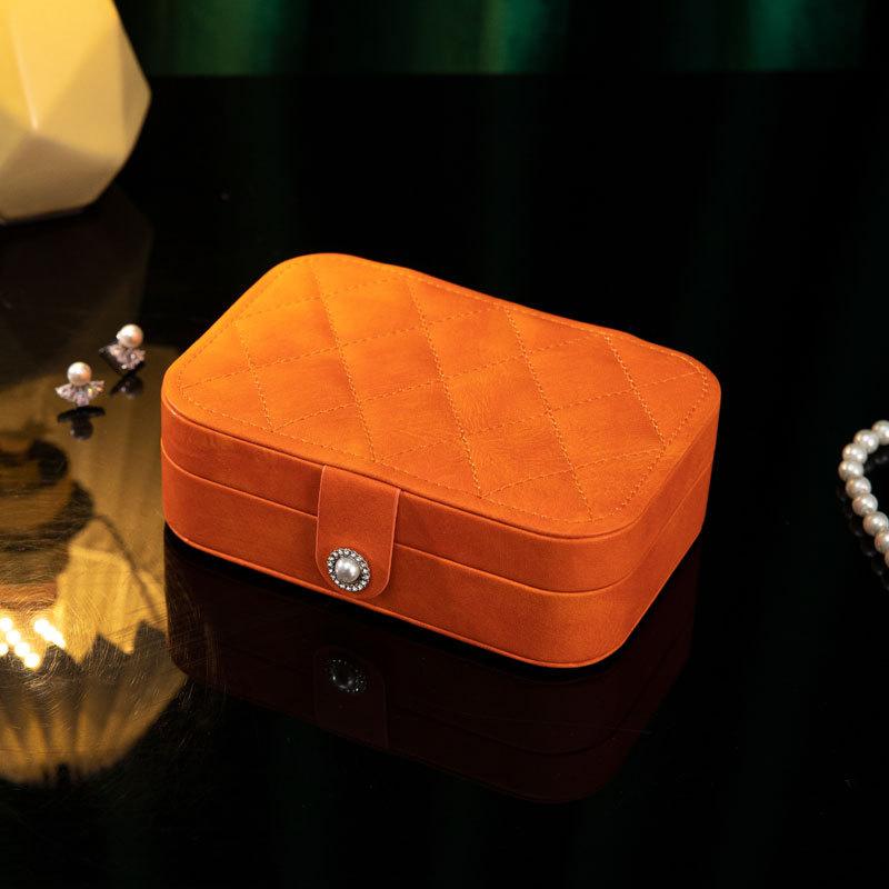 Button Storage Zipper Jewelers Organizer Container Box Portable Jewelry Box Jewelry Organizer Display Travel Jewelry Case Boxes