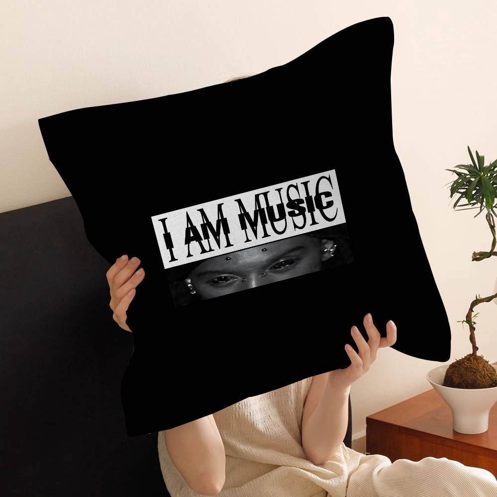 Hip Hop Playboi Carti I Am Music Personalized Pillow Cover Kids Bedroom Wild Party Decor Pillowcase Kid Birthday Shower Gift