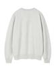 WACKY WILLY Signature Kiki Wappen Sweatshirt Light Gray