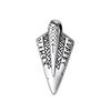 Viking Punk Arrowhead Pendant Stainless Steel Men Necklace Rune Sword Jewelry