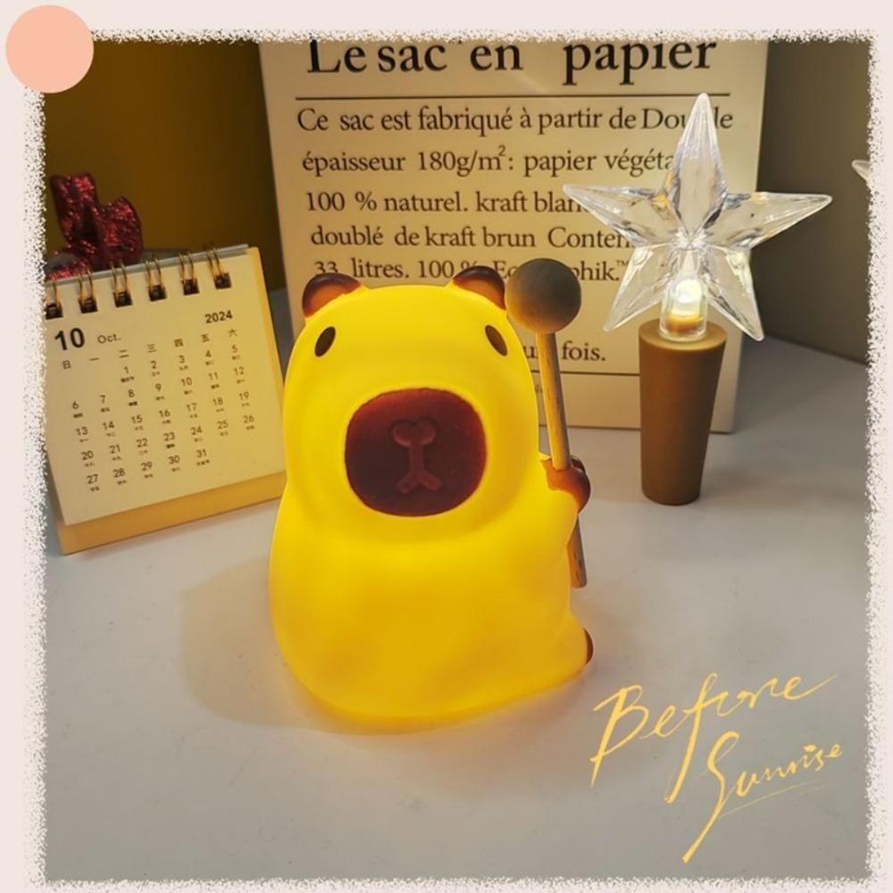 

Capybara Capybara Night Light Holiday Gift Atmosphere Lights High Quality Desk Lamp School Office 02