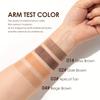 Eyebrow Definer Powder Stamp Makeup with 8 Reusable Stencils Long Lasting Hairline Shadow Powder Hair Chalk Hair Fluffy Powder